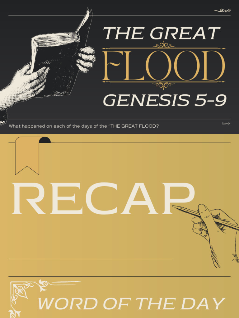 The Great Flood Pdf Noah S Ark Genesis Flood Narrative