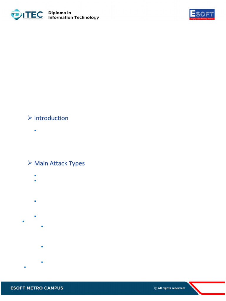 Internet Security Attacks Overview | PDF | Digital Subscriber Line ...
