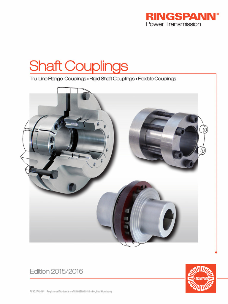 Shaft Couplings: Edition 2015/2016 | PDF | Mechanics | Manufactured Goods
