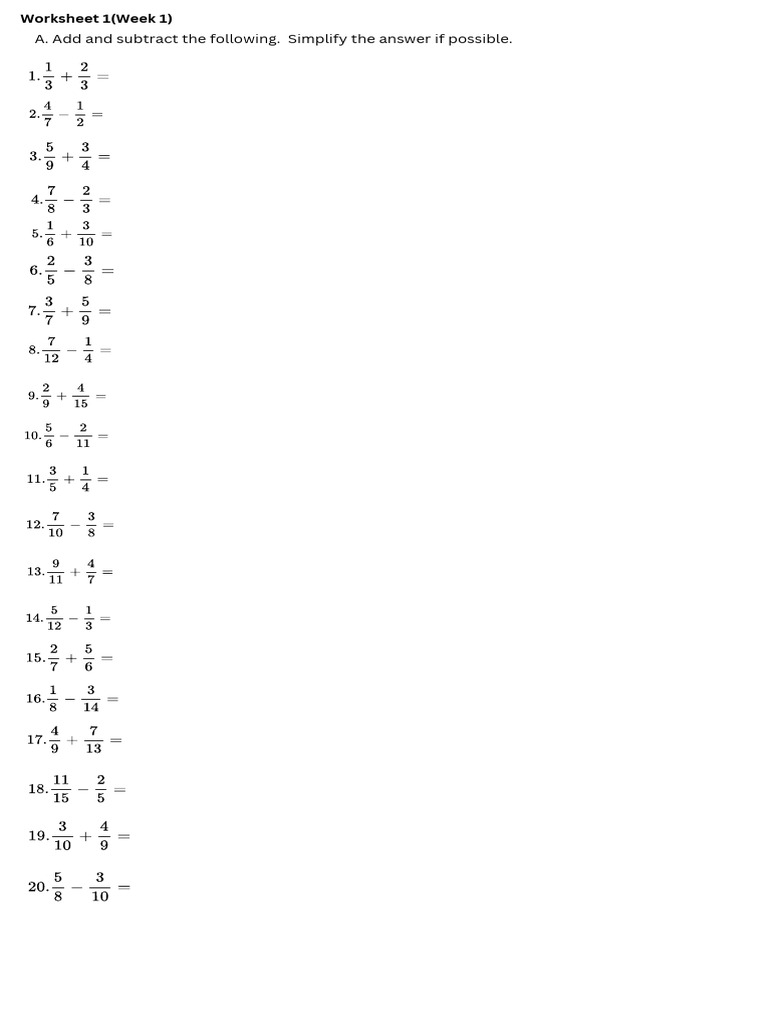 Emath Worksheet | PDF