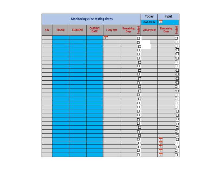 Monitoring cube testing dates | PDF | Auto Racing | Motorsport Competitions