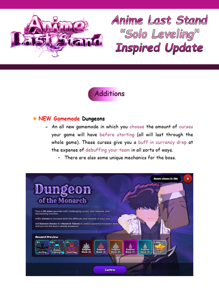 New Dungeons and Features in ALS | PDF | Game Design | Video Game ...