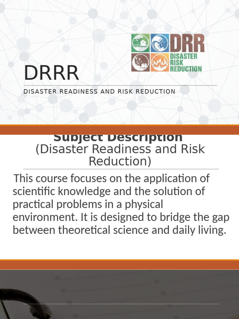 DRR Disaster and Disaster Risk | PDF | Natural Disasters | Hazards
