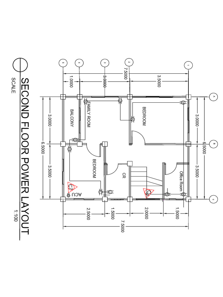 Second Floor Power Layout Plan | PDF