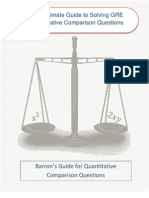 The Ultimate Guide to Solving GRE Quantitative Comparison Questions