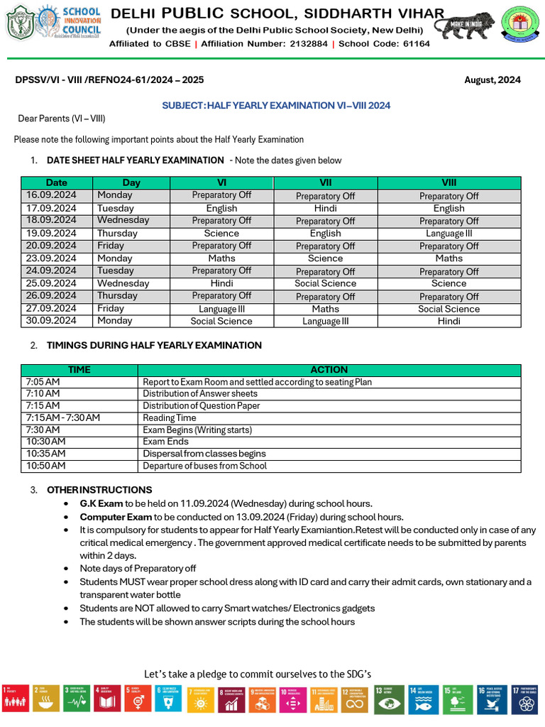HY Syllabus and Date Sheet VI - VIII | PDF | Subject (Grammar) | Verb