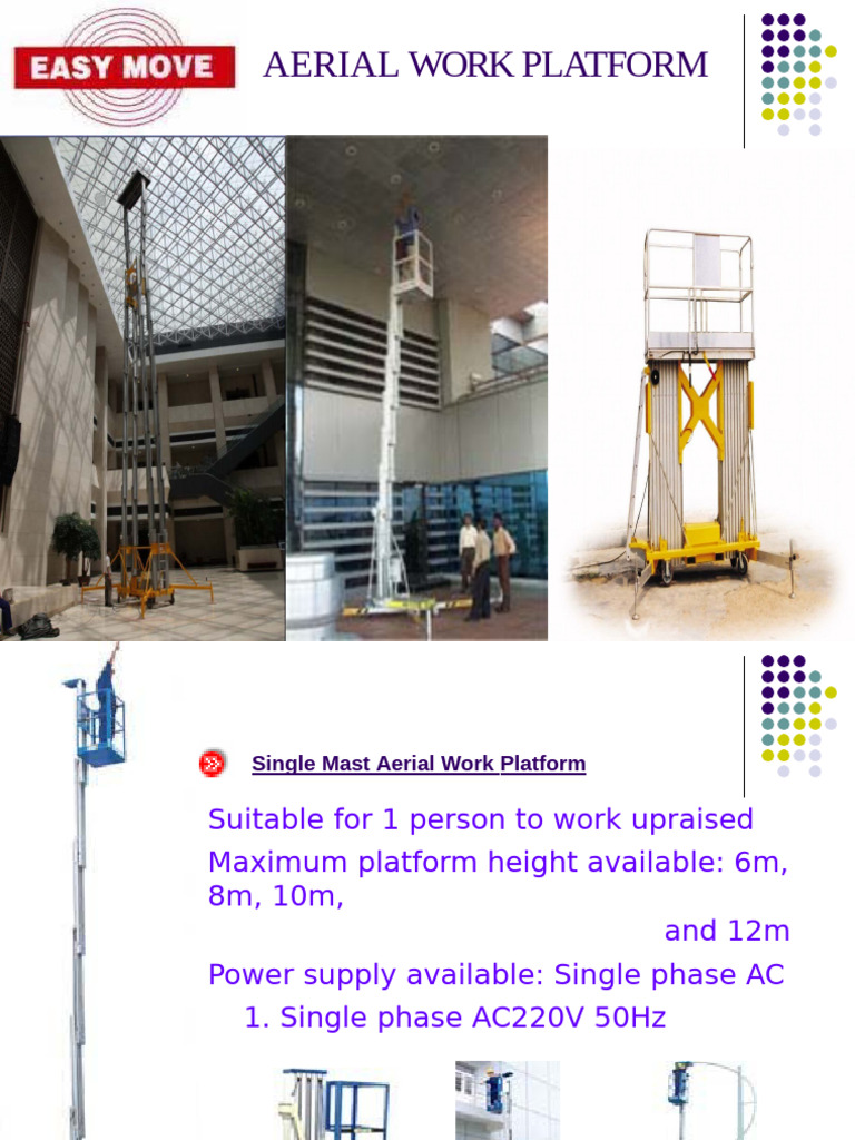 Changeable Aerial Work Platform | PDF | Electrical Engineering ...