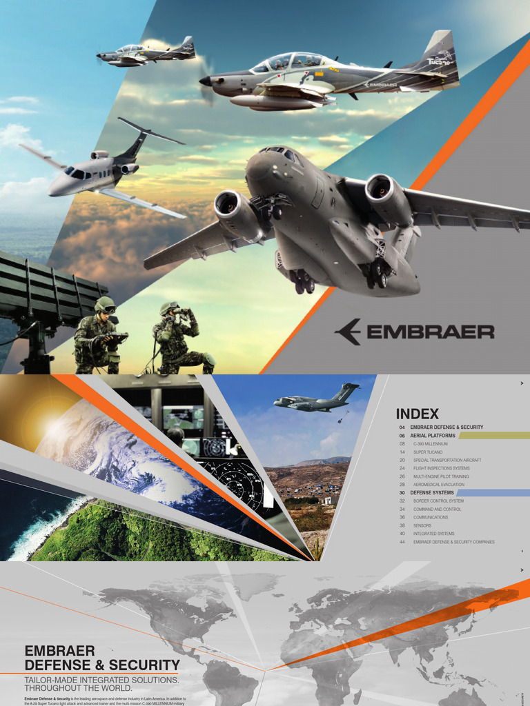 Embraer Defense & Security Overview | PDF | Radar | Anti Aircraft Warfare