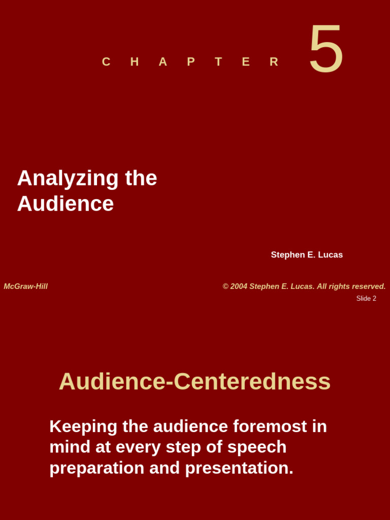 Audience Analysis for Effective Speeches | PDF | Psychological Concepts ...