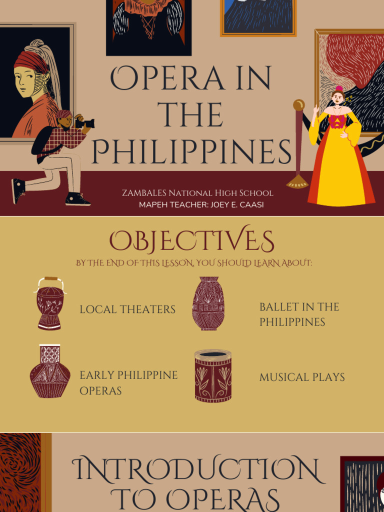 Philippine Opera and Musical Theater Guide | PDF | Musical Theatre