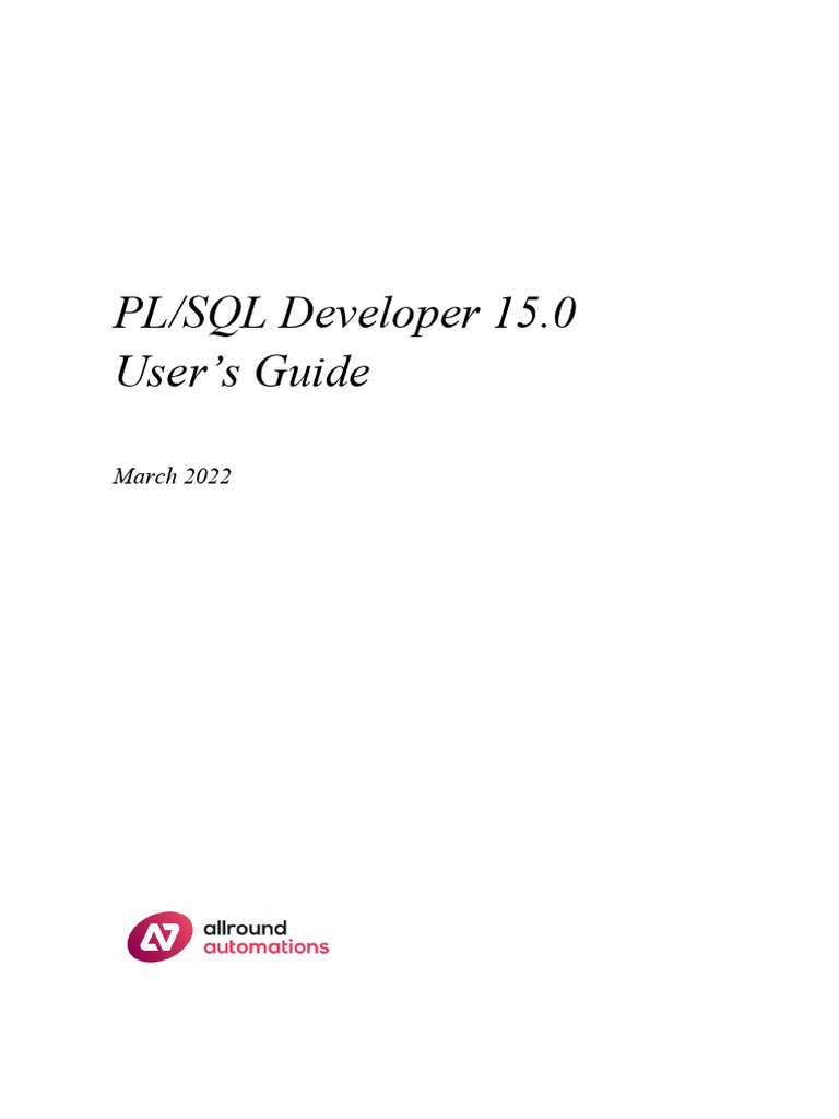 Manual | PDF | Sql | Pl/Sql