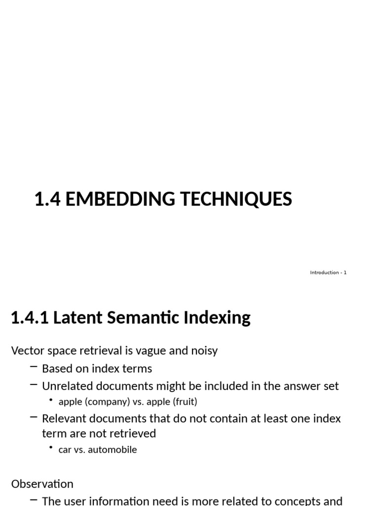 Week 5 - Latent Semantic Indexing | PDF | Matrix Theory | Mathematical ...