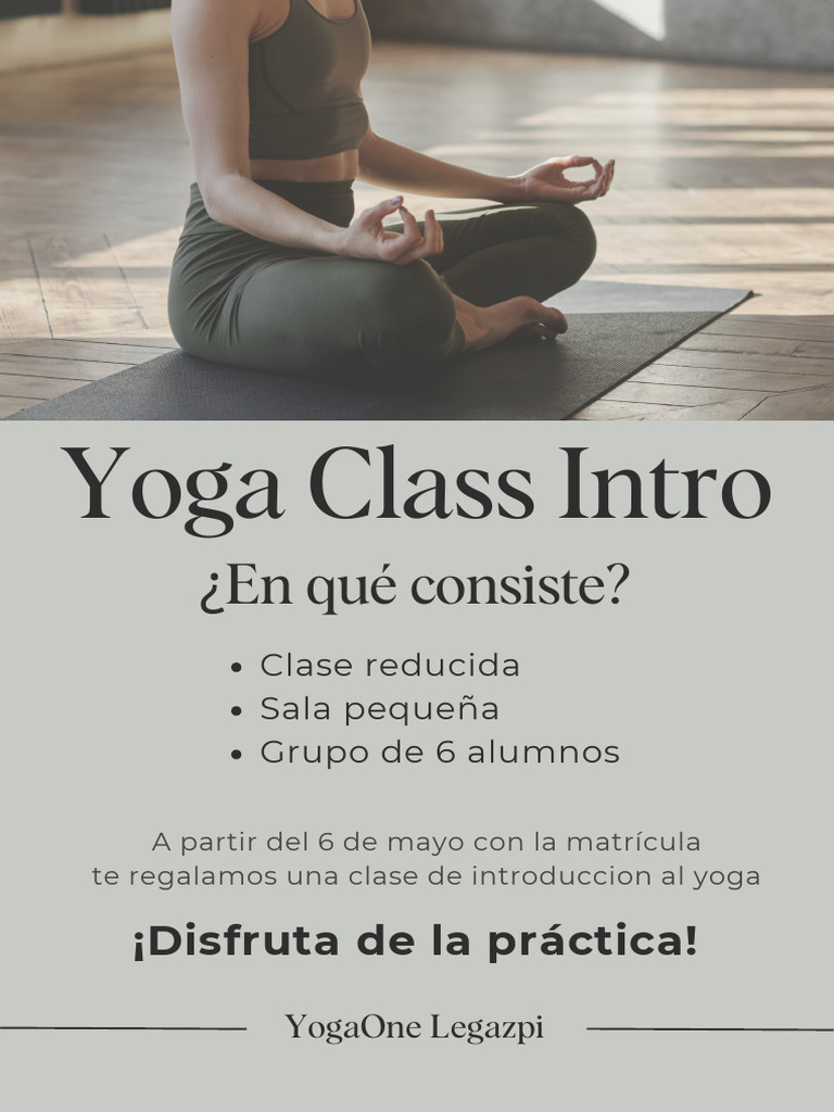 Clase de Introducción al Yoga Gratis | PDF
