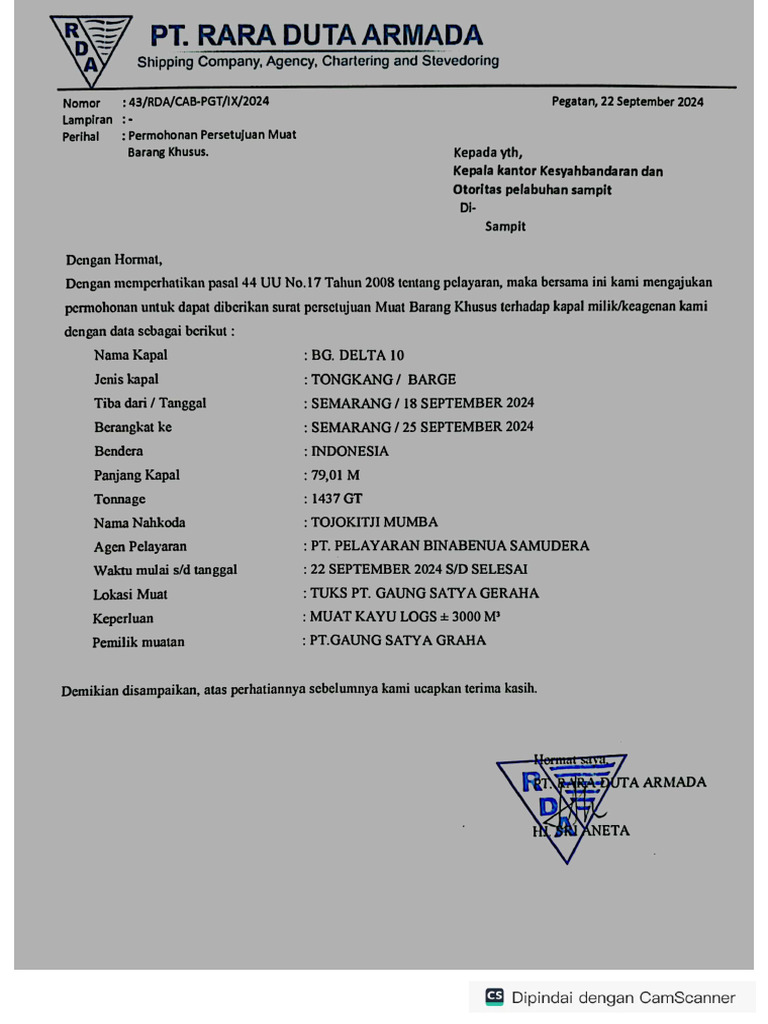 permohonan barsus delta10 PDF — free download