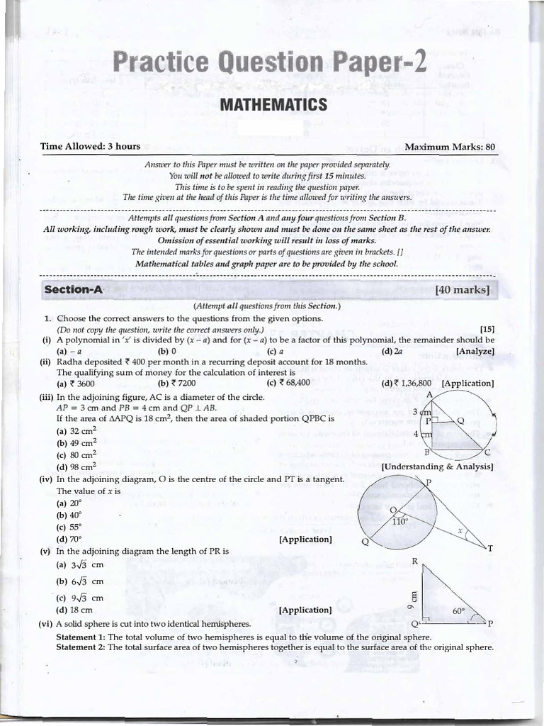 0875practice 2505323753394301290 1 | PDF | Sphere | Area