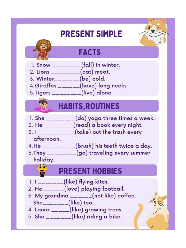 Present Simple Tense | PDF