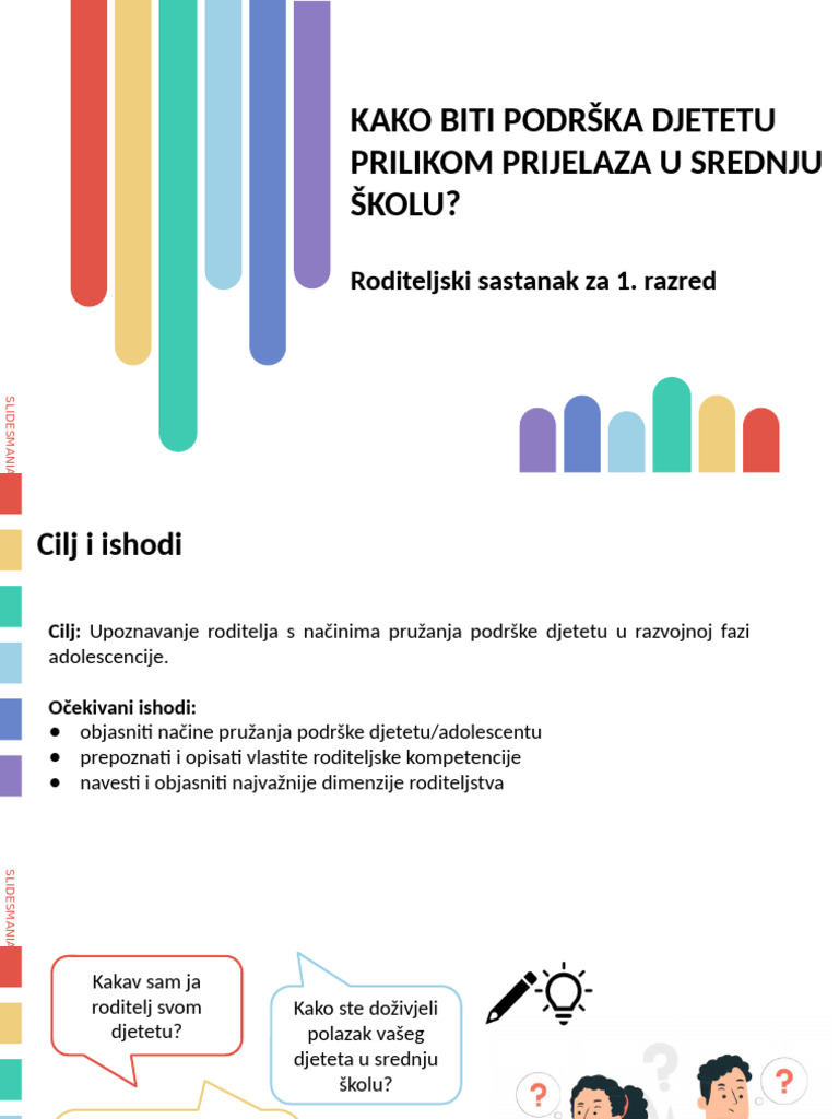 2 - Kako Biti Podrska Djetetu Prilikom Prijelaza U SS - 1.R | PDF