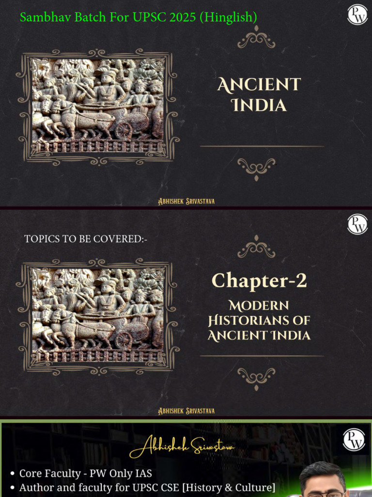 Modern Historians of Ancient India FULL CHAPTER RS Sharma Chapter