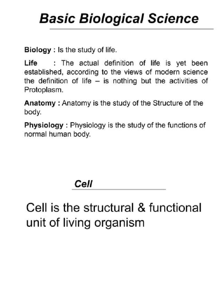cells tissues and organs | PDF