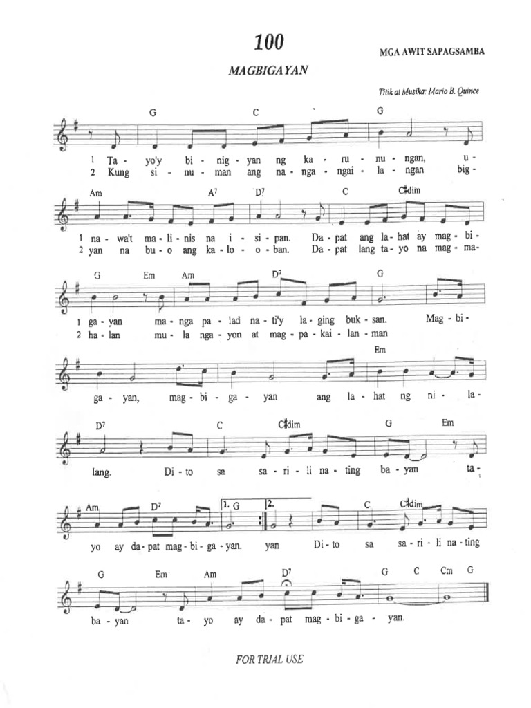 Open Mga Awit Sa Pagsamba 100 150 Pdf