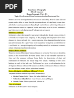 Settlement Types and Hierarchy Explained | PDF | City | Village