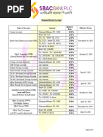 UCB Fixed Deposit Rates 2025 | PDF | Banking | Personal Finance