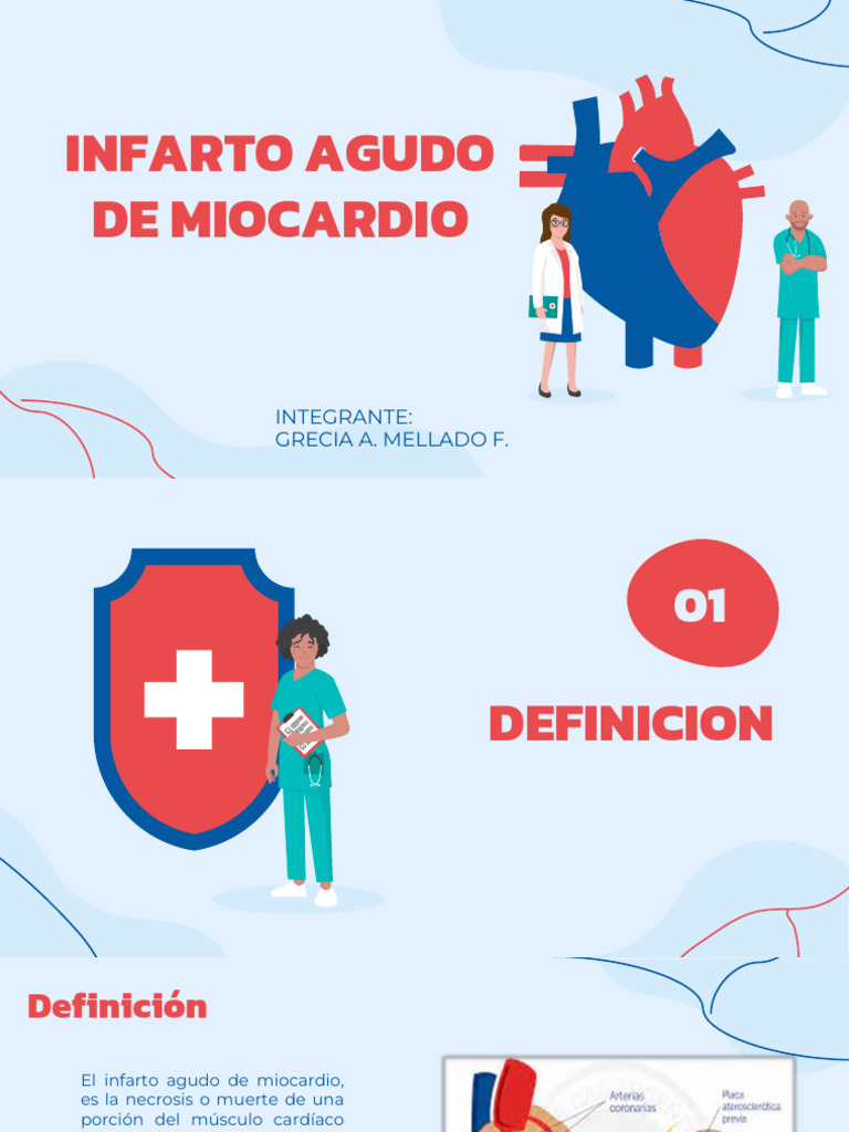 Infarto Agudo de Miocardio: Guía Completa | PDF | Infarto de miocardio ...