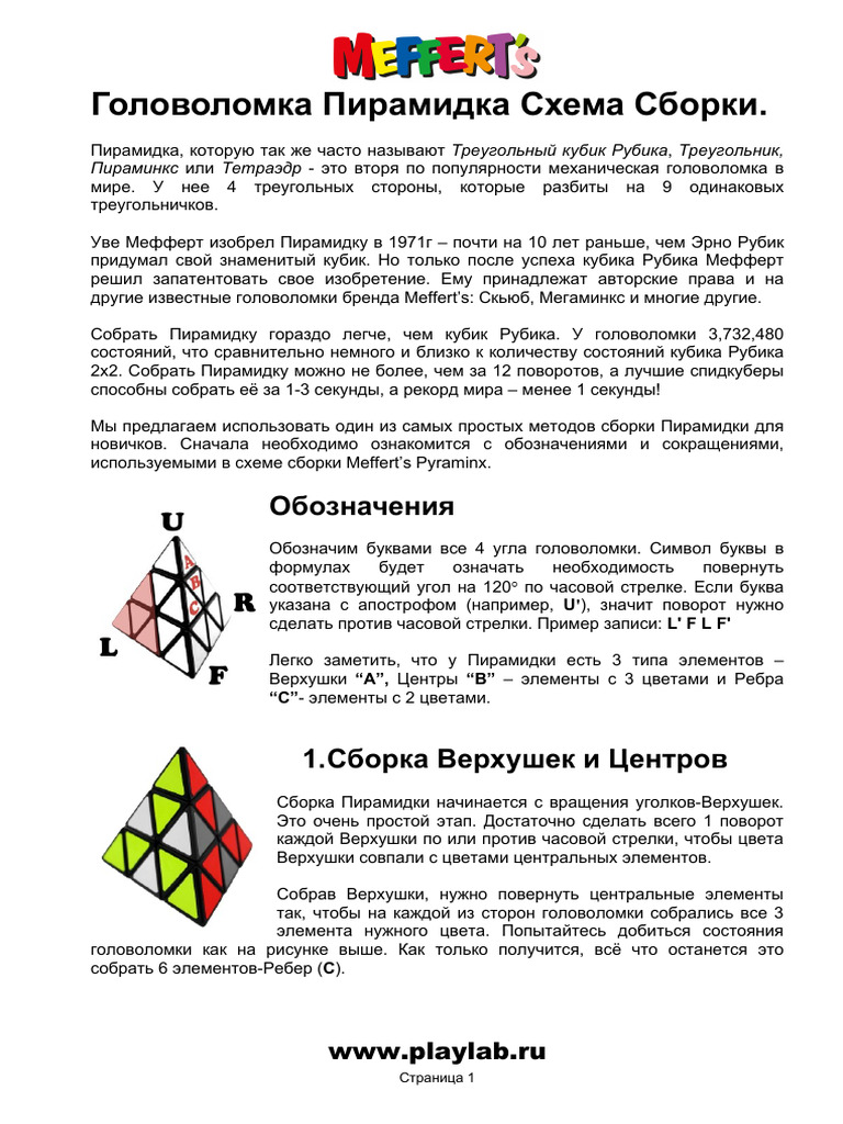 Instr Pyraminx | PDF
