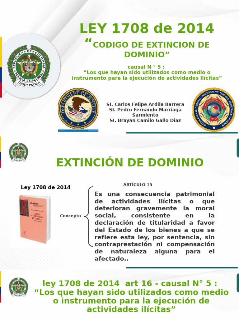 Extinción de Dominio en Actividades Ilícitas | PDF | Propiedad | Justicia