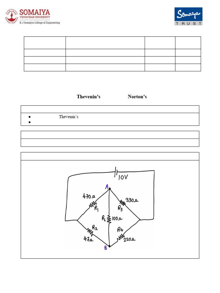 EEEE Nortons Theorem Final | PDF | Computer Engineering | Electricity