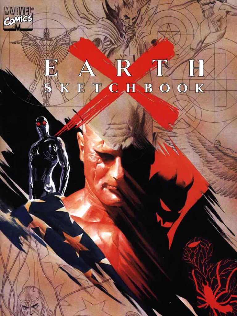 Earth - X - Sketchbook Alex Ross Subido Por Comicsandmangas - Blogspot