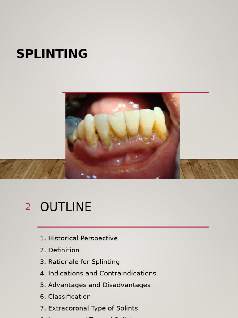 Comprehensive Guide to Dental Splinting | PDF | Periodontology ...