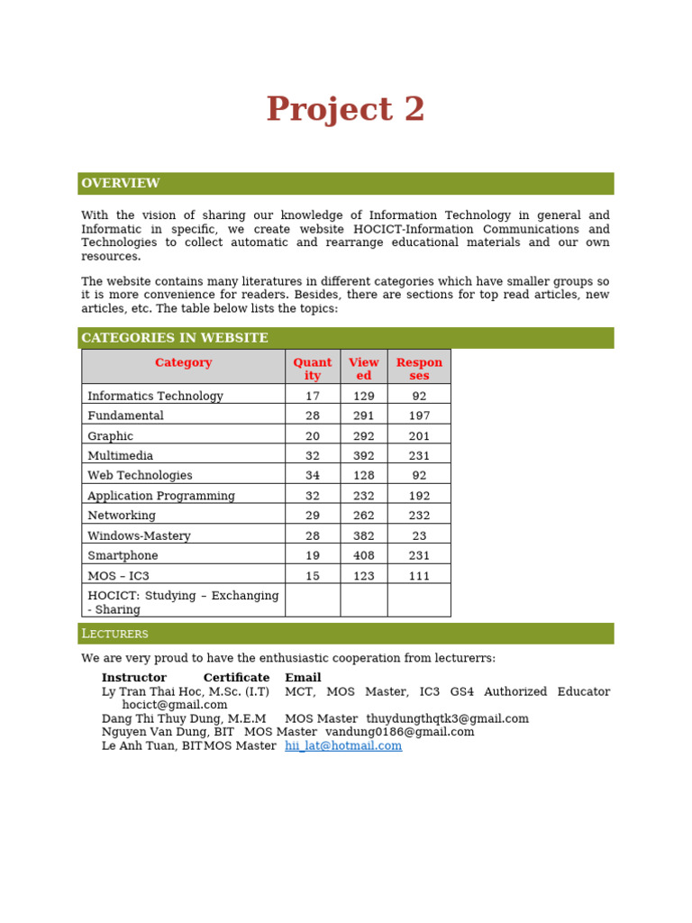 Project 2 | PDF