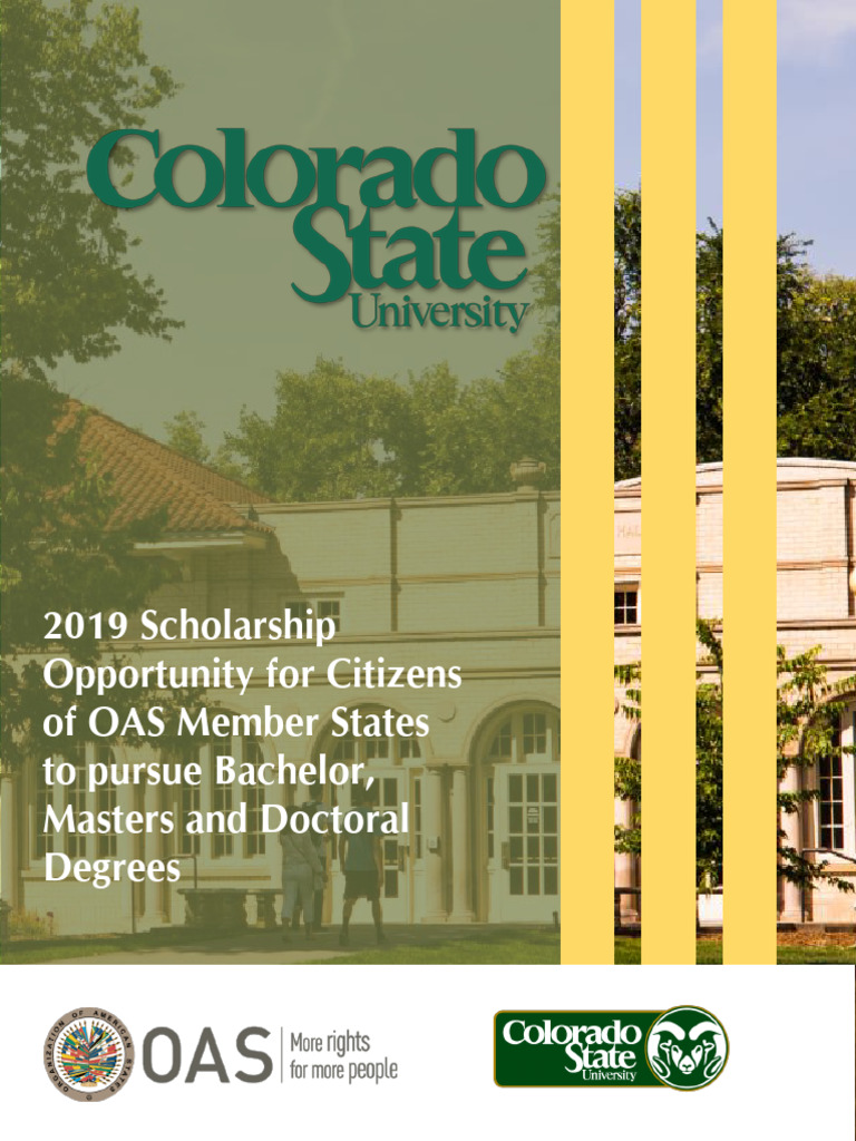 OAS-CSU Scholarship for Degree Programs | PDF | Academic Degree ...