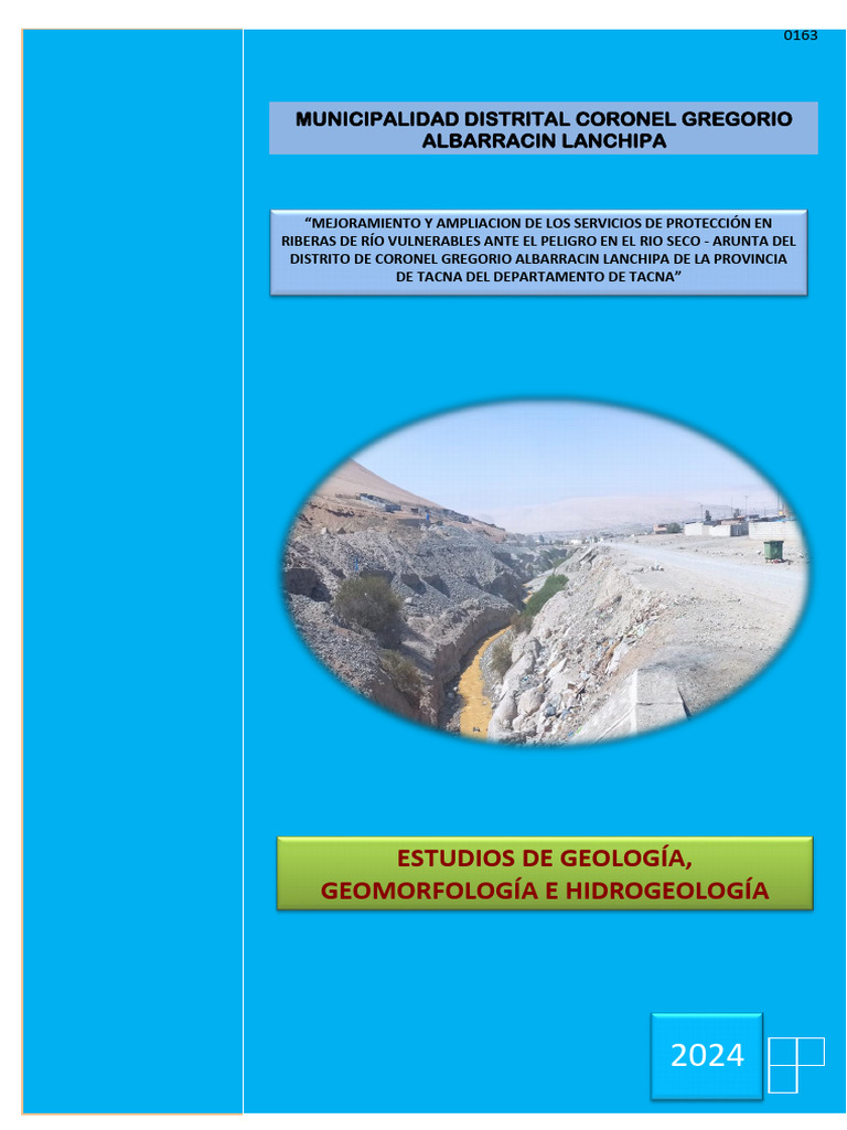 Protección de Riberas en Río Seco Arunta | PDF | Precipitación | Roca ...