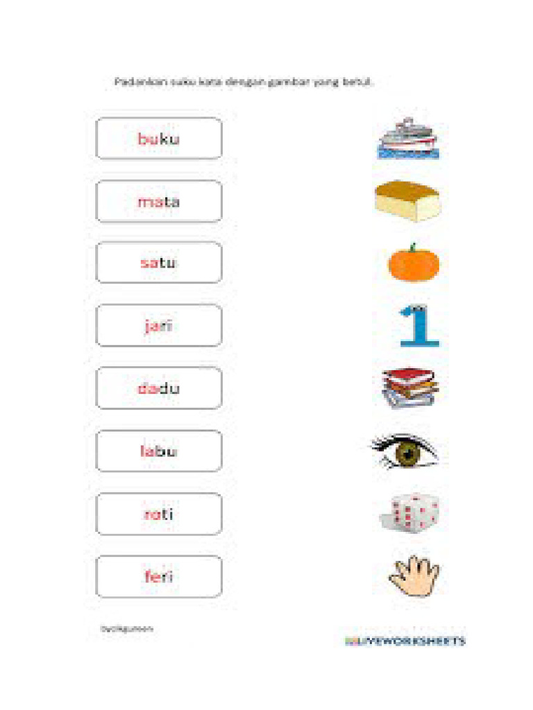 Soal Kelas 1 Menjodohkan Pdf