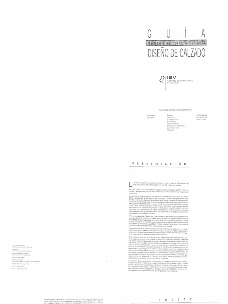 17. Guia para el diseño de calzado | PDF