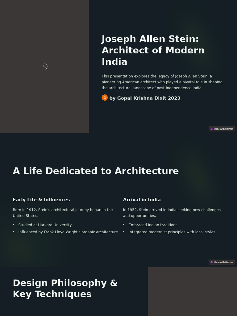 Joseph Allen Stein: Modern Indian Architect | PDF