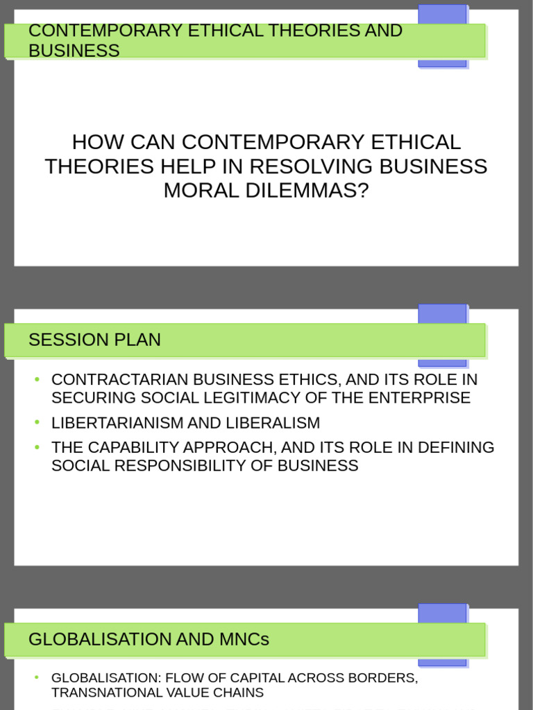 CONTEMPORARY ETHICAL THEORIES Lecture 3 | PDF | Social Contract ...