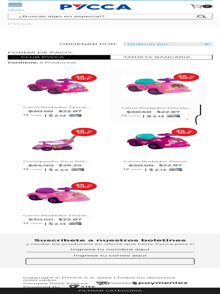 Carros de Niña - Pycca | PDF