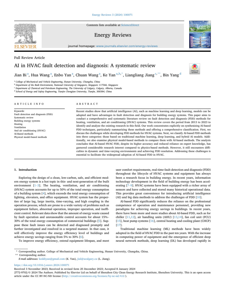 AI Techniques for HVAC Fault Diagnosis | PDF | Bayesian Network ...