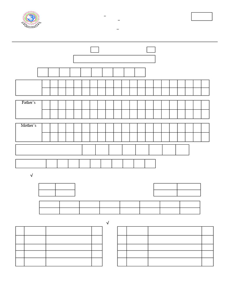 B.Tech Registration Form for R23 | PDF
