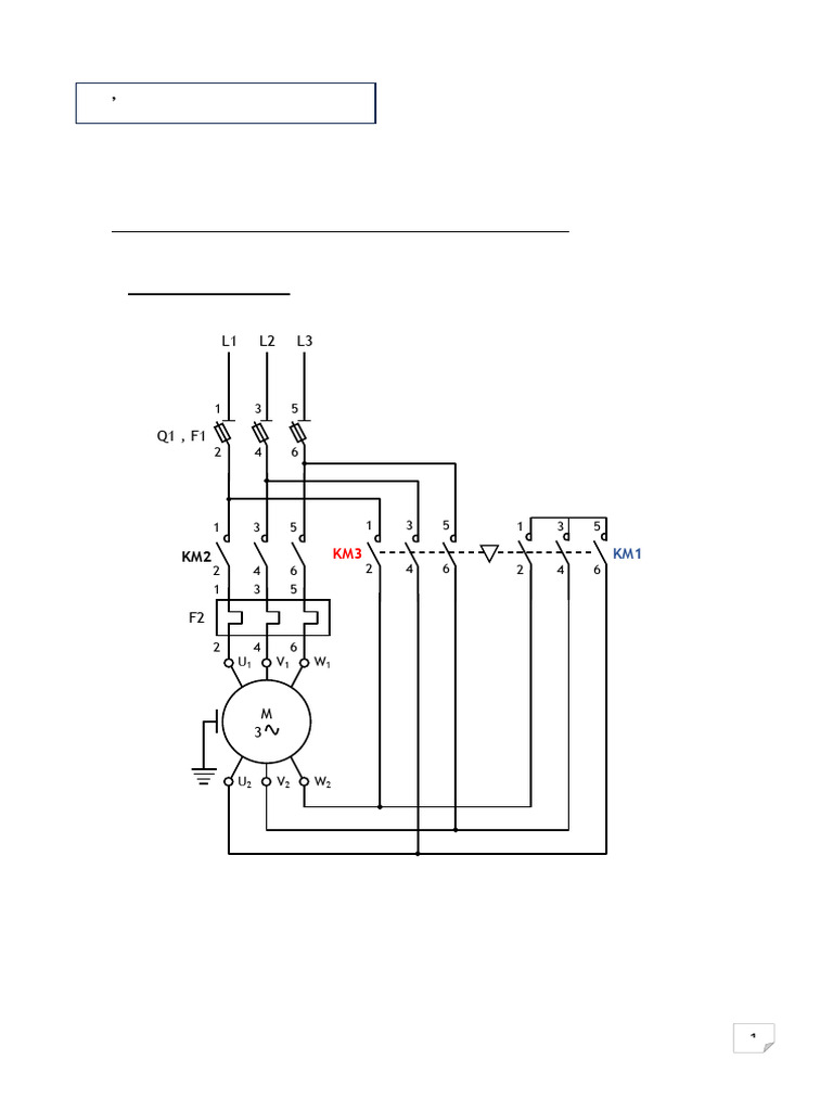 Schémas de démarrage étoiletriangle PDF Installation électrique — free download