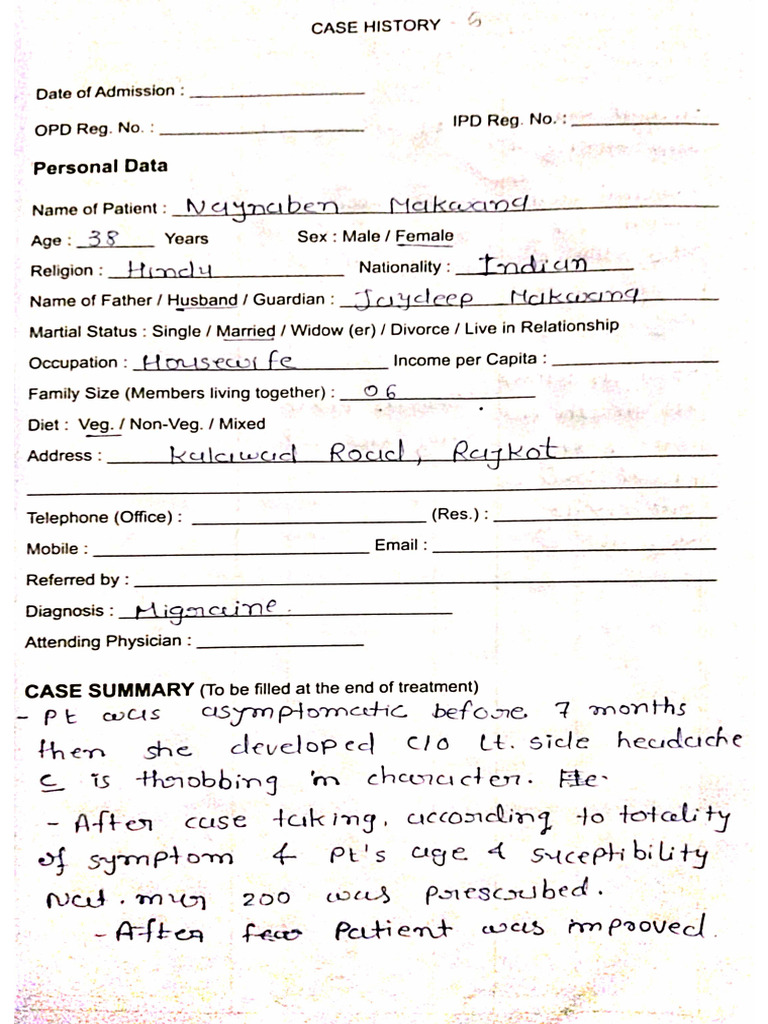 MM Chronic Case - 6 | PDF