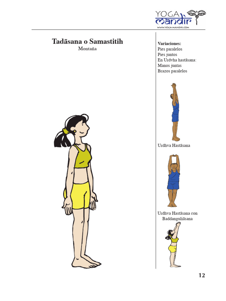 Posturas de Yoga: Guía de Práctica | PDF | Yoga | Hatha Yoga