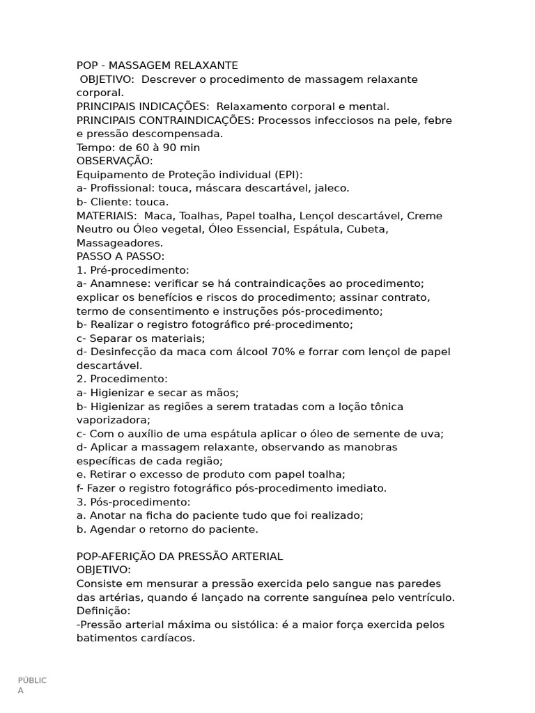 Guia Completo de Massagens Relaxantes | PDF | Pressão sanguínea | Massagem
