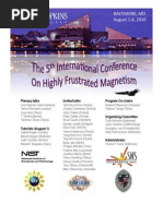 Download The 5th International Conference on Highly Frustrated Magnetism by Gravvol SN81888796 doc pdf