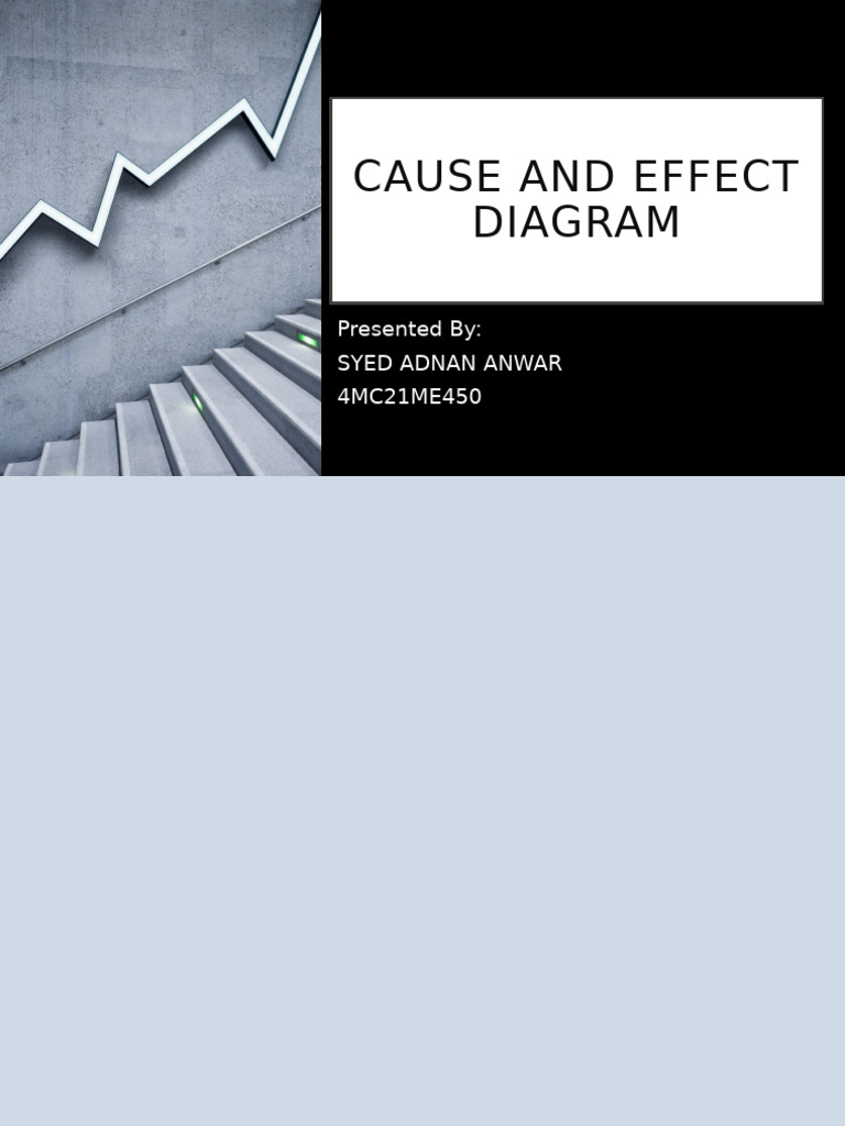 Cause and Effect Diagram | PDF