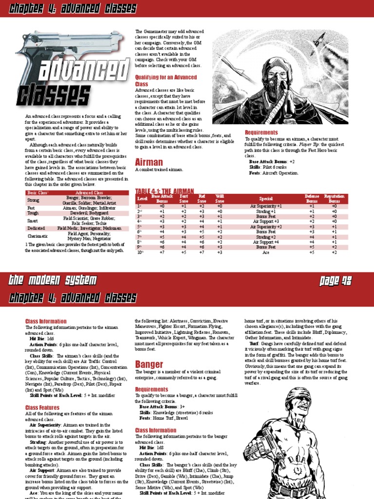 Advanced Classes for Adventurers | PDF | Military | Violence