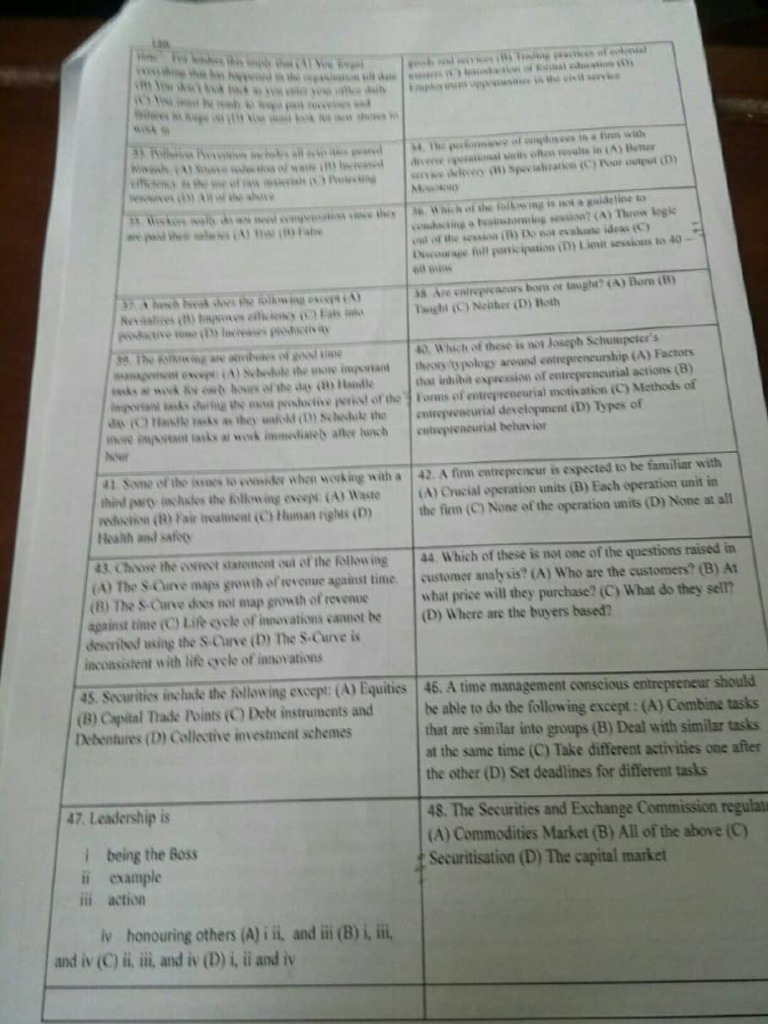 Ges 301 (Test and Exam) - 081352 | PDF